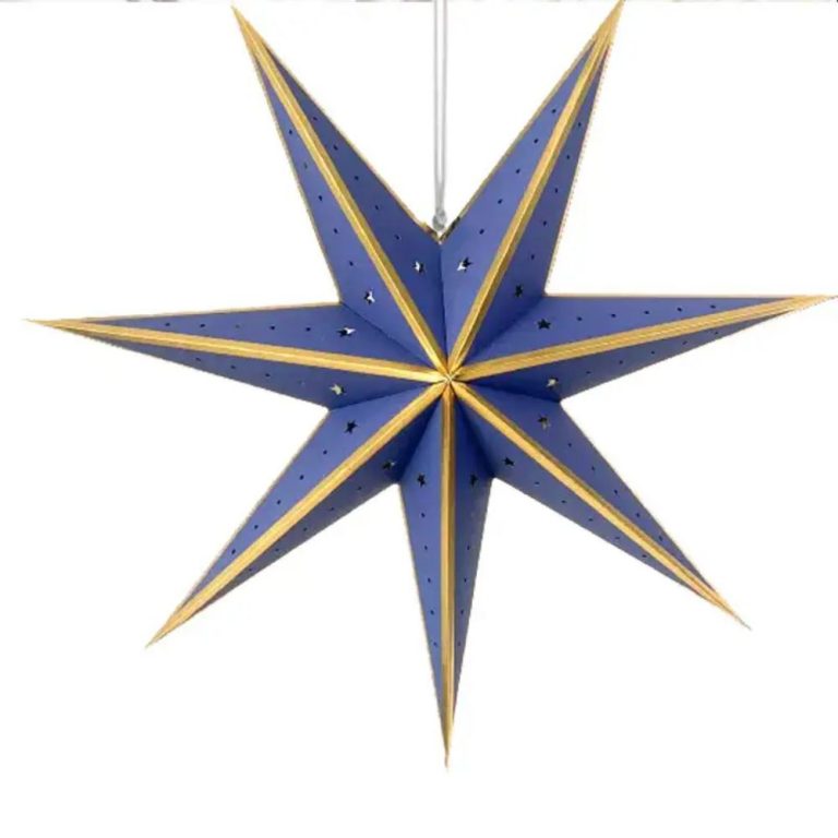 DIY Christmas Paper Star Lantern Party Decorations Ornaments