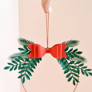 Mini Festive Hoop Craft