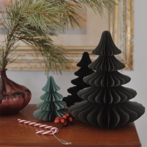 Custom-Made Paper Christmas Tree Honeycomb Paper Xmas Decorations