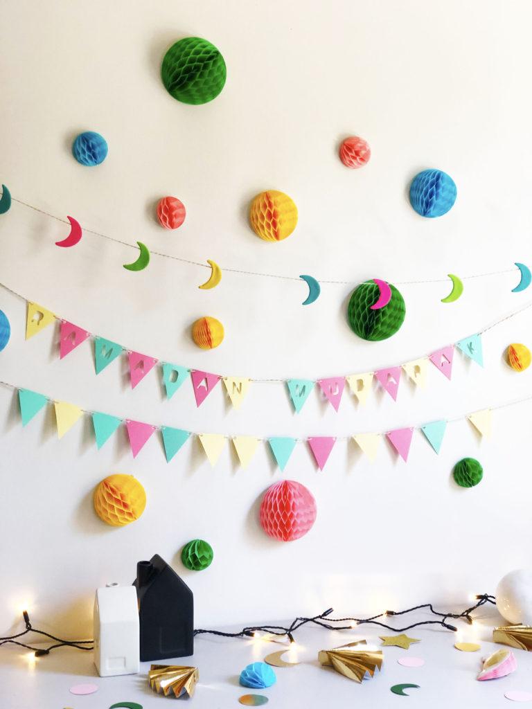 DIY EID Ramadan Moon Garland