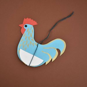 Handmade Cockerel Christmas Decoration