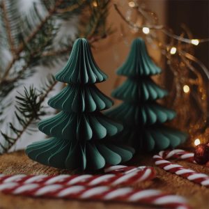 Paper Christmas Tree Honeycomb Xmas Decorations