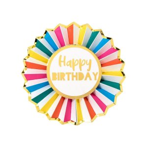 Rainbow Brights Happy Birthday Badge Bulk Wholesale Supplier