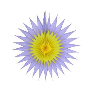 purple yellow Pointed Duo Gradient Color Fan Paper Decorations Manufacturer