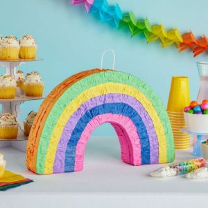 Customized Rainbow Pinata for Kids Birthday Unicorn Party Decorations