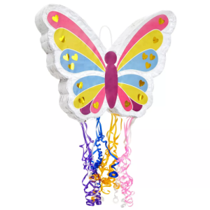 Pull String Butterfly Pinata Fairy Party Supplies