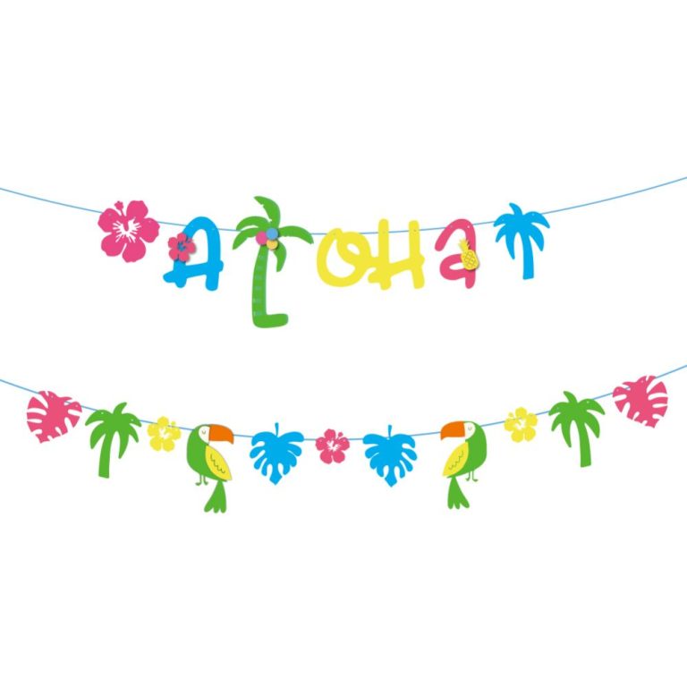 Summer Aloha Party Banner Hawaiian Party Decorations Wholesale