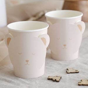 Custom Pop Out Teddy Bear Baby Shower Cups