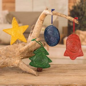 Eco Chic Recycled Paper Quilling Ornaments for Personalized Christmas Deco