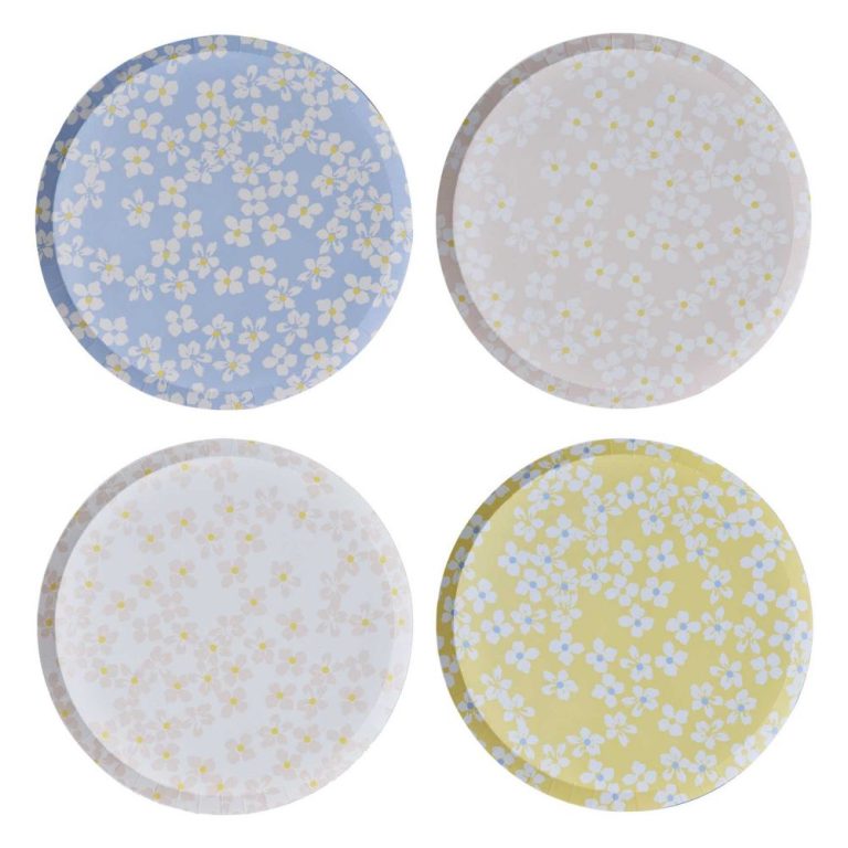 Floral Paper Plates Party Supplies Wholesale