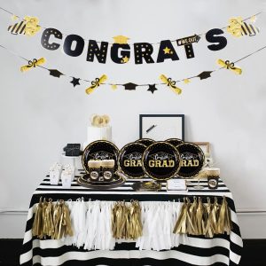 Graduation Decoration Party Tableware Set