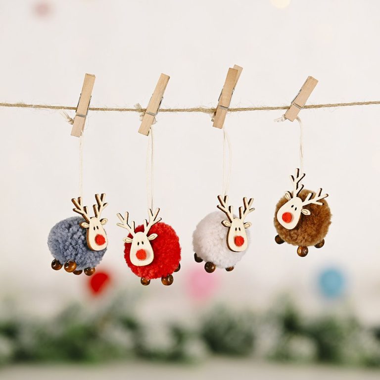 Innovative Felt Elk Christmas Pendant Supplier for Creative Tree Decor