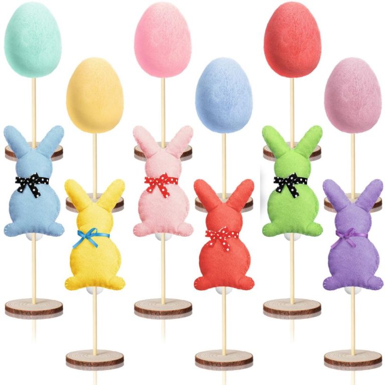 Wholesale Easter Bunny Decorations Easter Stuffed Felt Bunny Egg Crafts