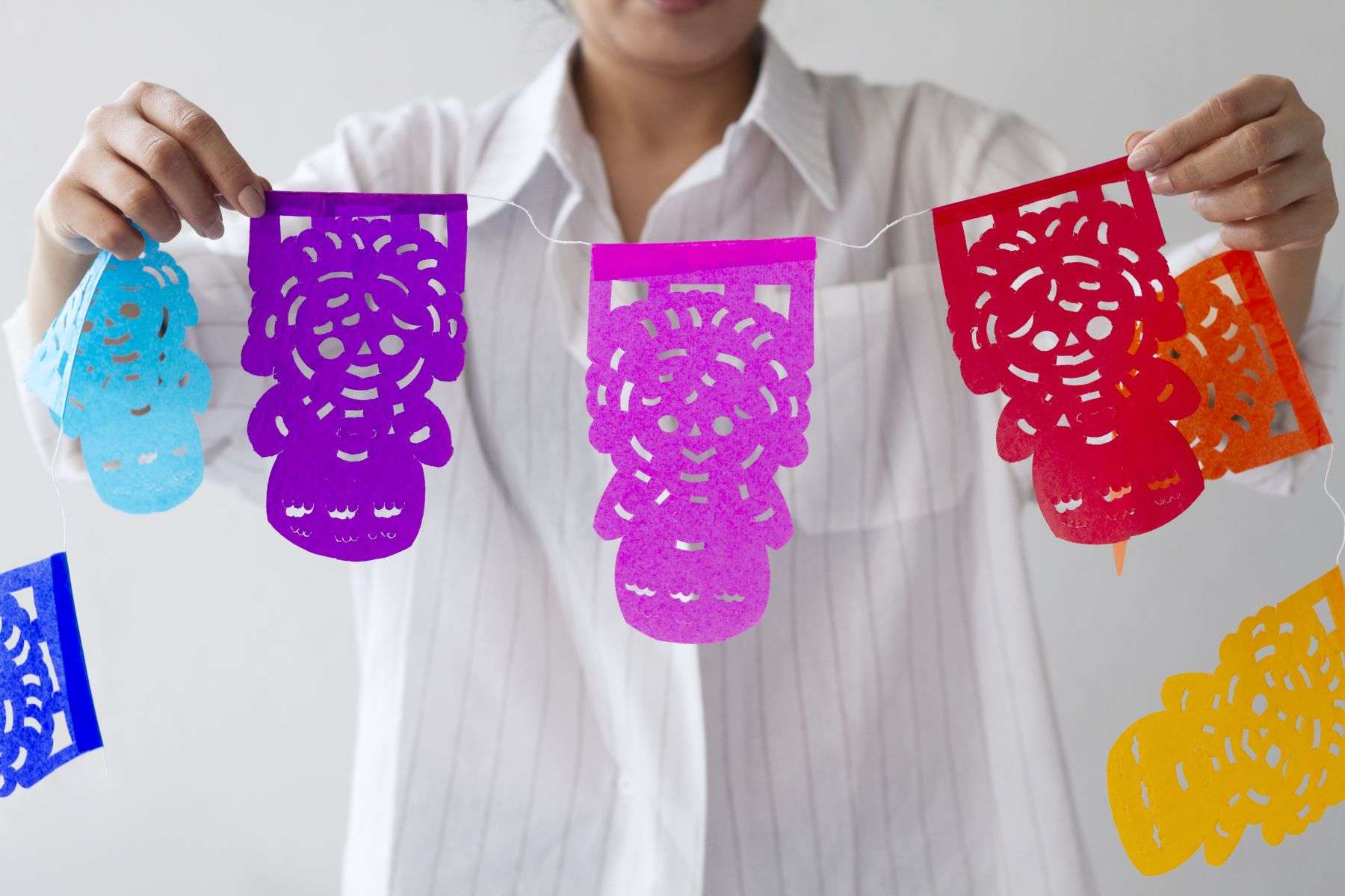 papel picado Mexico party decorations