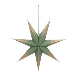 60cm Green Paper Star Lanterns Bulk Wholesale