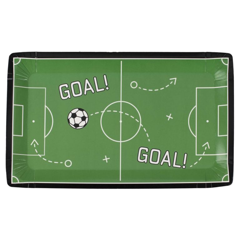 Football Pitch Paper Plates Bulk Paper Plates MOQ 10000 PCS