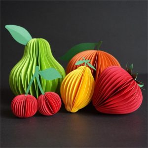 Paper Honeycomb Fruits For Home Decor Bulk Honeycomb Ornament