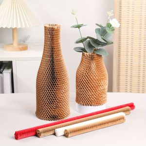 Protective Kraft Paper Honeycomb Cover for Wine Bottles