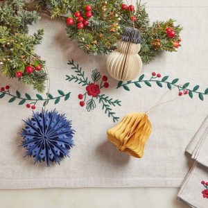 Wholesale Christmas Paper Decorations Set of 3 Ornaments