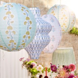 Bohe Party Decorations Round Oval And Wavy Custom Design Paper Lanterns