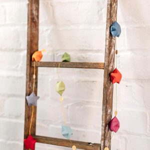 Custom Rainbow Star Paper Garland