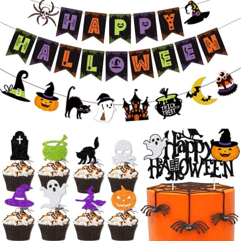 Halloween Party Trick or Treat Banner Ghost Decorations