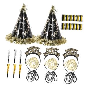 New Years Party Pack Decorative Hat Items New Years Eve Party Supplies