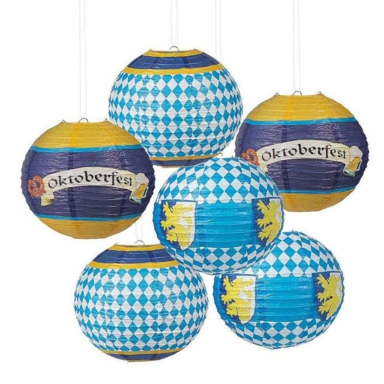 Oktoberfest Party Paper Lanterns Customized Printed Paper Lanterns