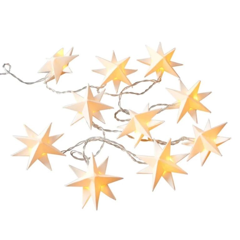 Origami Star Light Chain With Usb 10 Lights