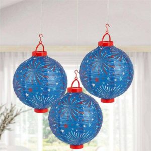 Patriotic Themed Custom Paper Lanterns Kit