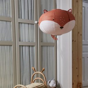 Rice Paper Lampshade Fox Shaped Lampshade In Rice Paper