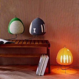 Wholesale Handmade Rice Paper Bedside Table Lamp