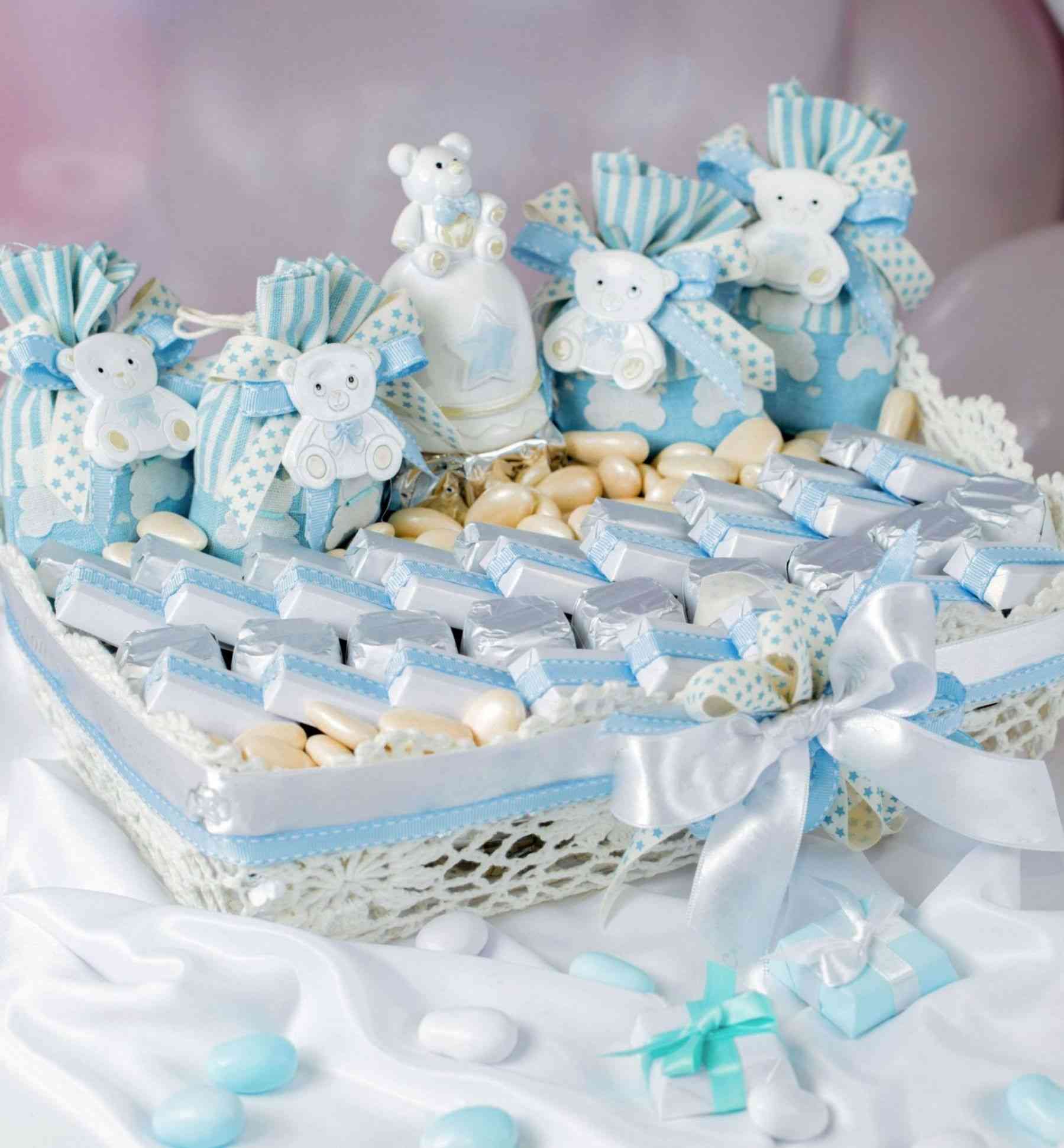 candy bar with blue chocolades