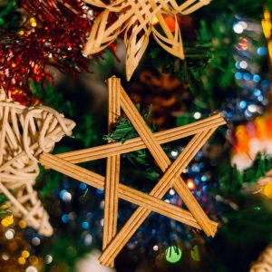 Handmade Star Christmas Rattan Ornament