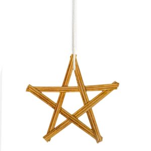 Handmade Star Christmas Rattan Ornament Wholesale