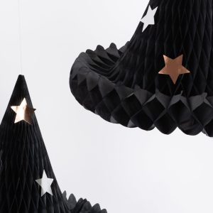 Honeycomb Witch Hat Decorations Halloween Party Hats