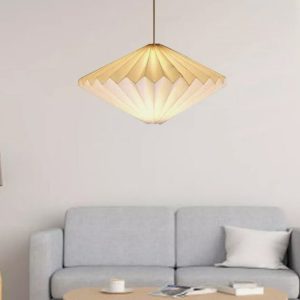 Rhombus Paper Pendant Lamp Shade Custom Paper Chandelier