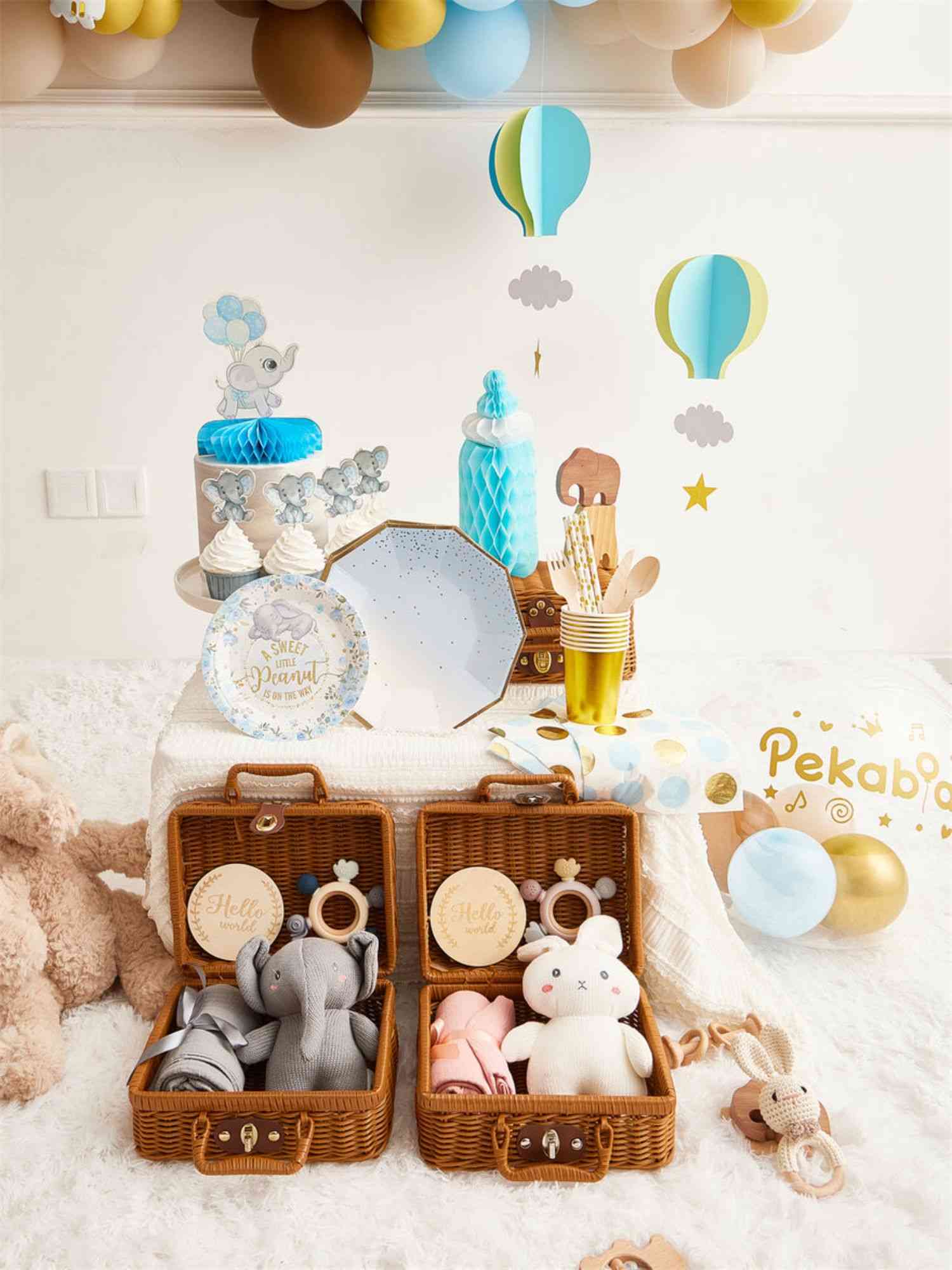 pekaboay baby shower party pack baby shower supplies