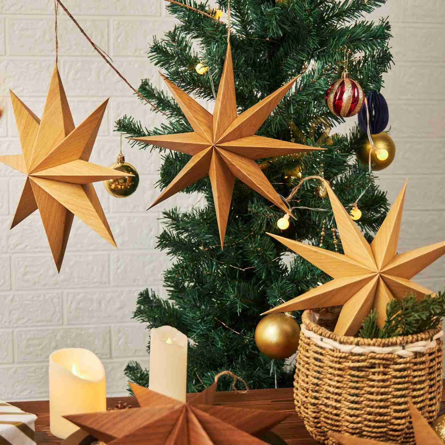 Paper Star Lampshade with eco friendly materials