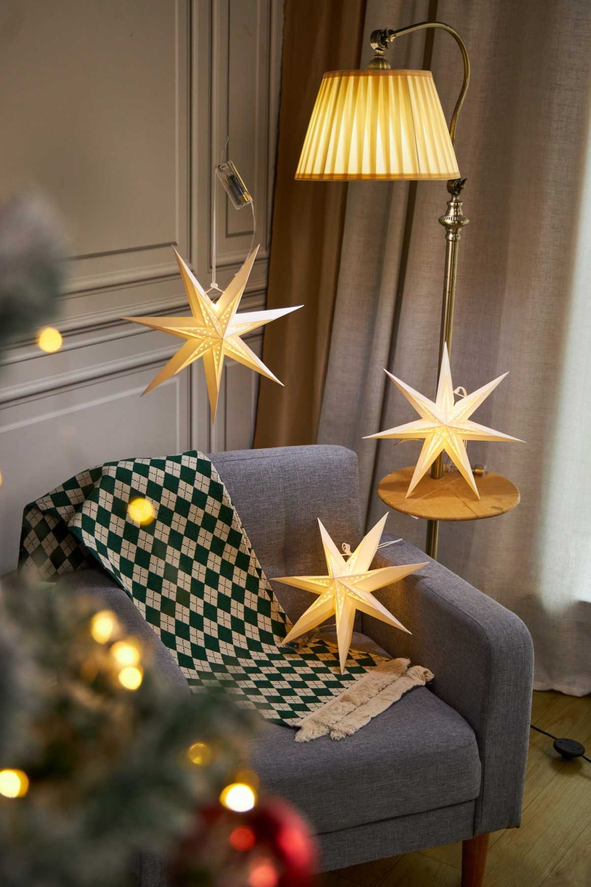 environmentally paper star lampshades