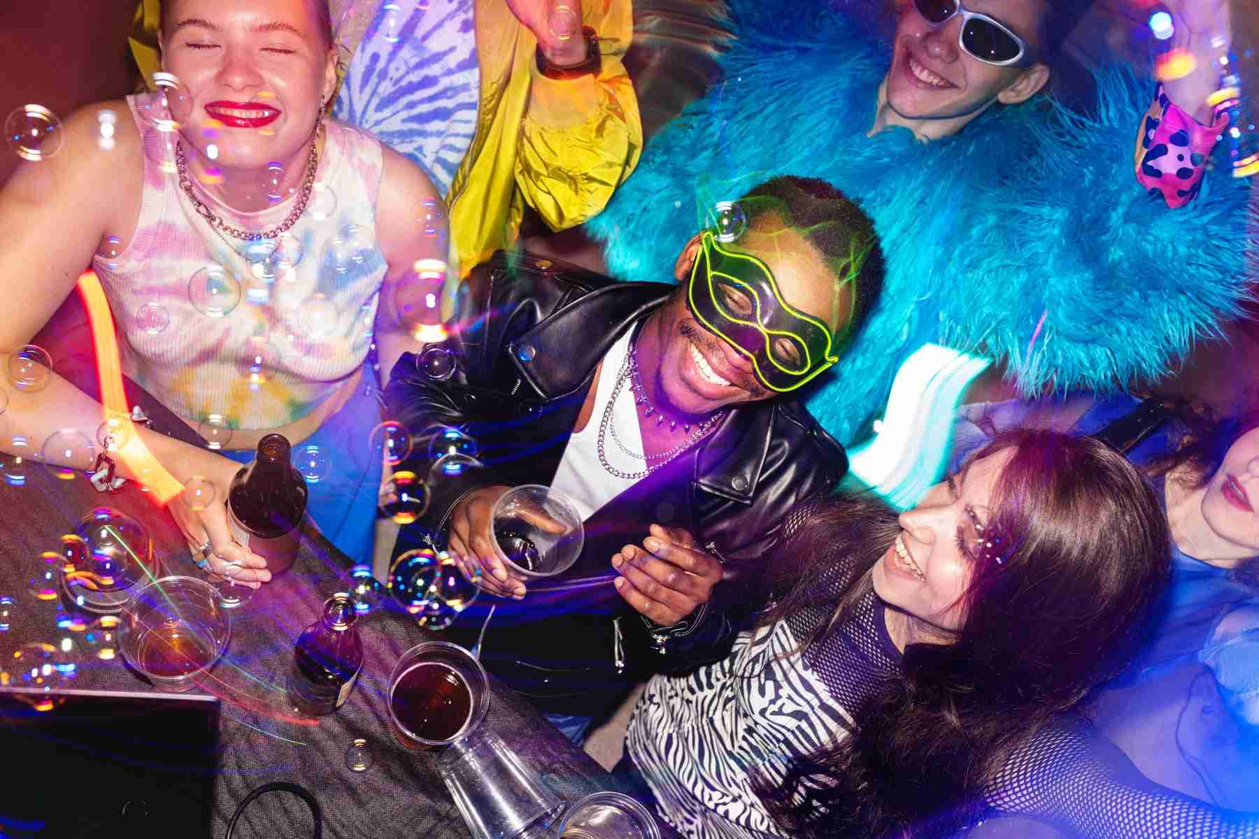 Neon Glow Party Theme for New Year's Party