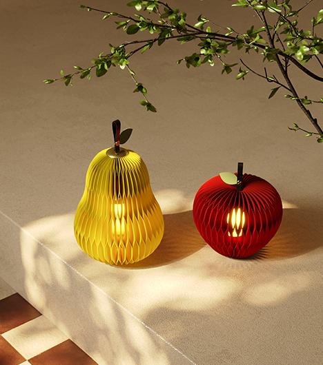 Custom Fruit Paper Honeycomb Lights