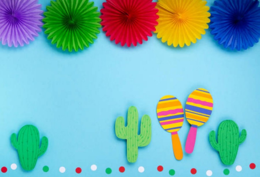 Cinco de Mayo Fiesta Paper Fan Decorations